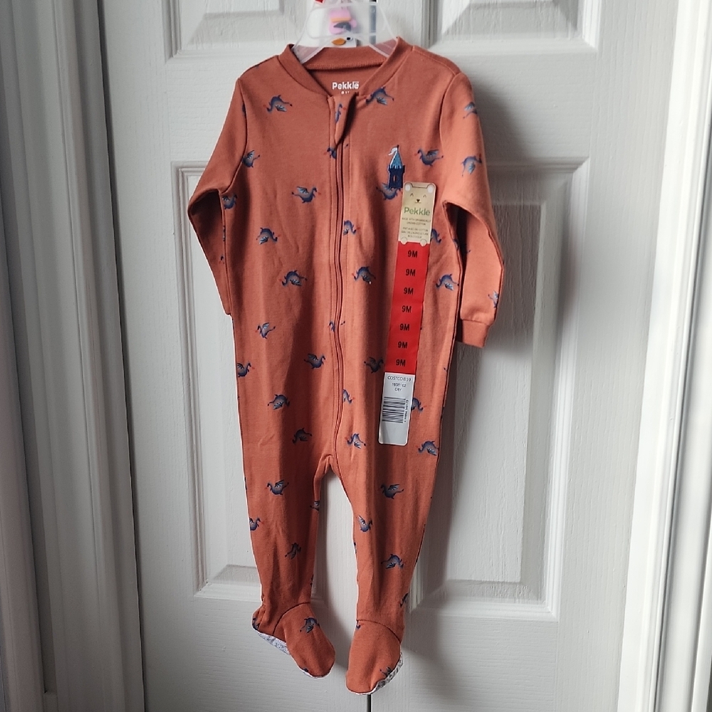2/15$ Pekkle Dragon Kids Orange One Piece